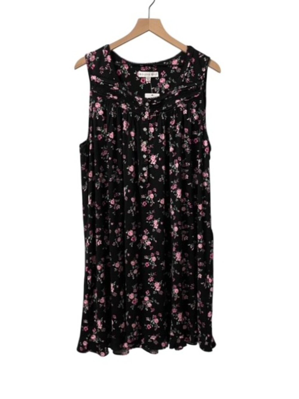 NWT Eileen West Moonlit Posy Modal Chemise Floral Nightgown Winter Bouquet XL - Picture 4 of 16